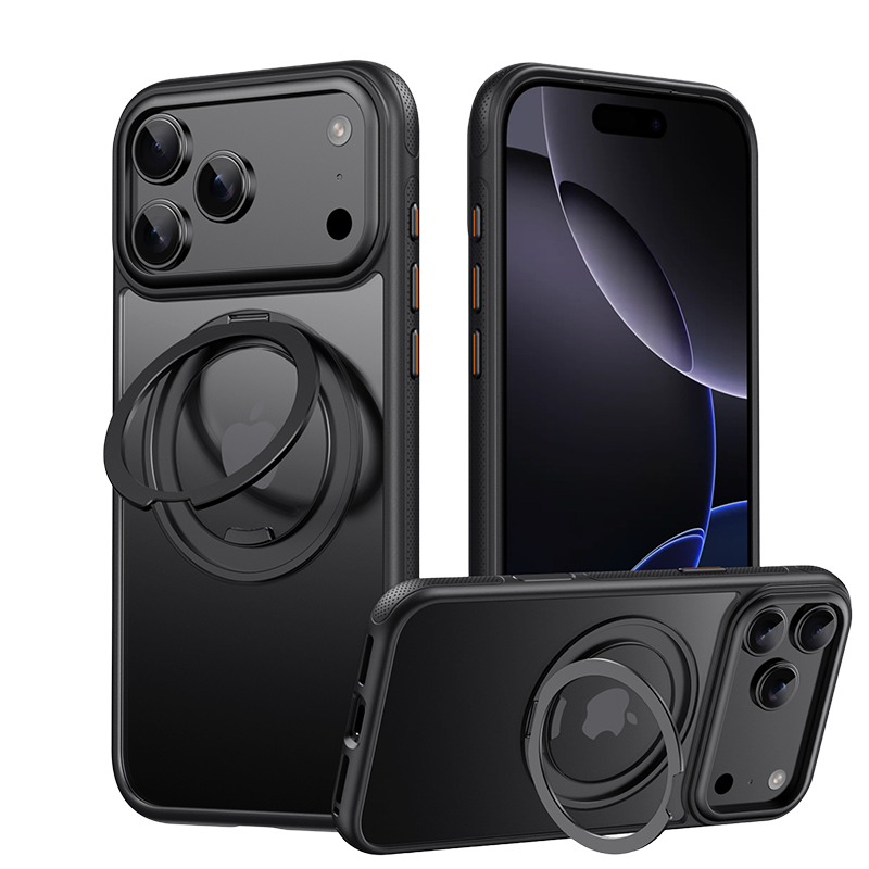 360 Rotating Magnetic Gear Bracket Phone Case | Durable Shockproof Cover