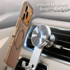 Premium Electroplated Leather Magnetic Case for iPhone 17 Series – 360° Rotating Stand & Refined Craftsmanship