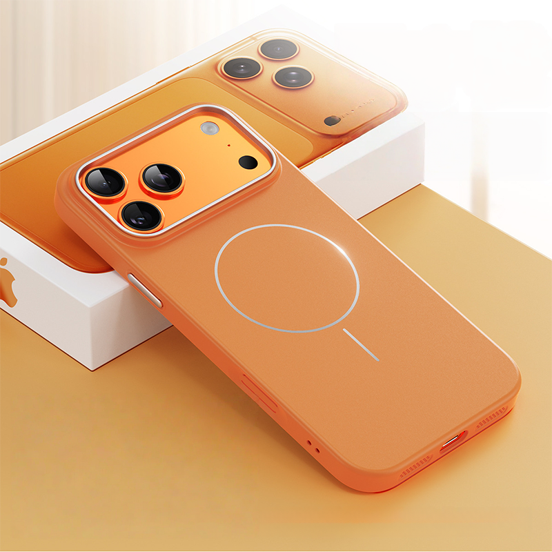 iPhone 17 Series Thin Magnetic Circle Anti-Drop Protective Case