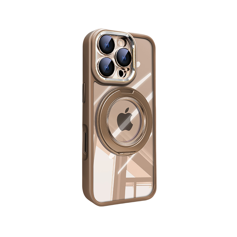 | iPhone 17 Series 360° Magnetic Case with Rotating Stand
