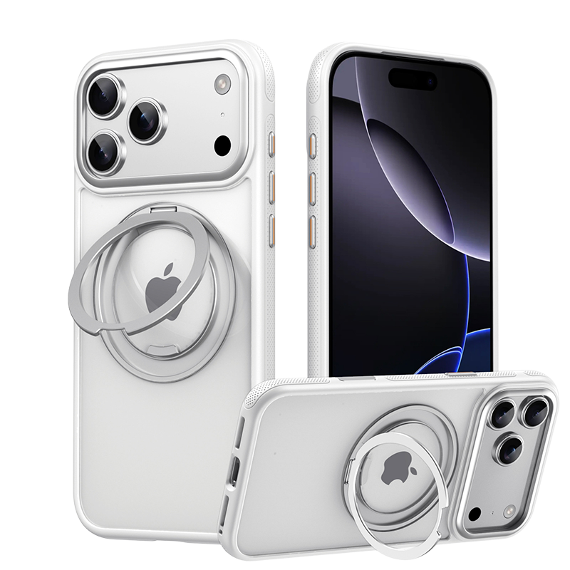 360 Rotating Magnetic Gear Bracket Phone Case | Durable Shockproof Cover