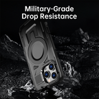 Magnetic Lens Bracket With Armor And Anti-fall Cover