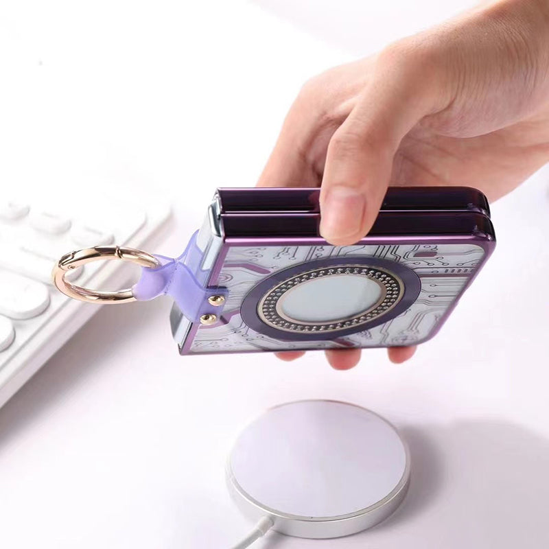 Circuit Board Pattern Power Phone Case with MagSafe