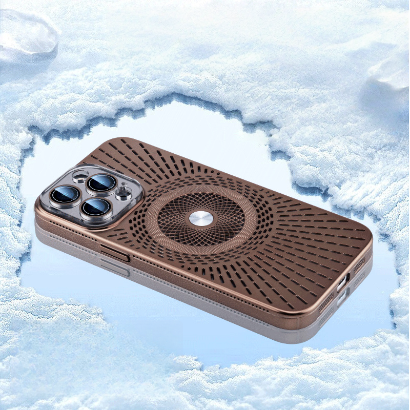 | iPhone 17 Series Heat Dissipation & Drop-Proof Magnetic Case