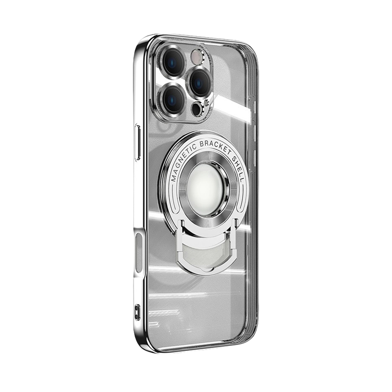 Electroplating Magnetic Bracket Mobile Phone Case