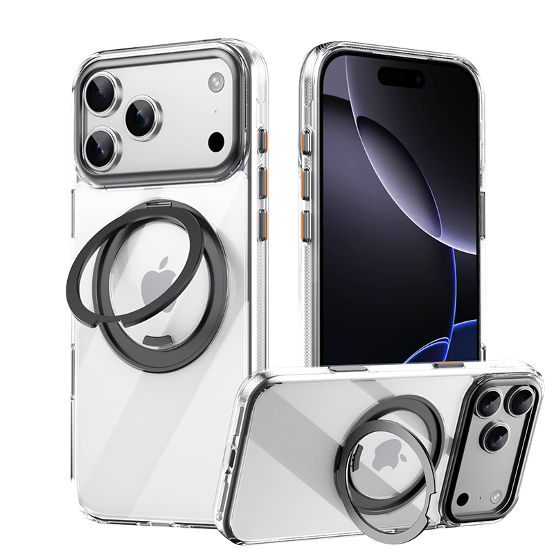 360 Rotating Magnetic Gear Bracket Phone Case | Durable Shockproof Cover