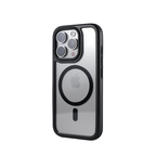 Contrast Color Frame Transparent Magnetic Phone Case