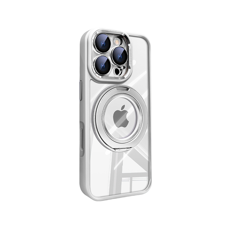 | iPhone 17 Series 360° Magnetic Case with Rotating Stand