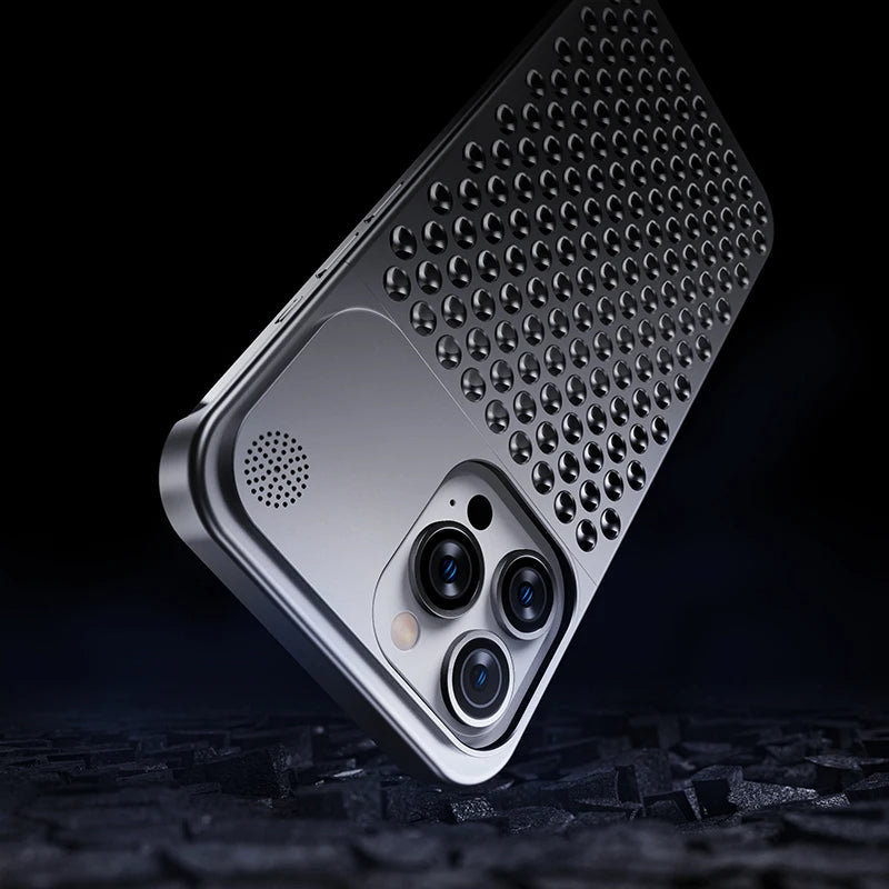 Titanium Aluminum Alloy Magnetic Case For iPhone