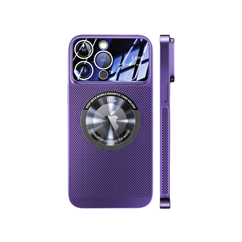 Large window heat dissipation magnetic phone case