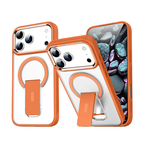 iPhone 17 Series Magnetic Frosted Case with Vertical Stand – Shockproof & Slim Design