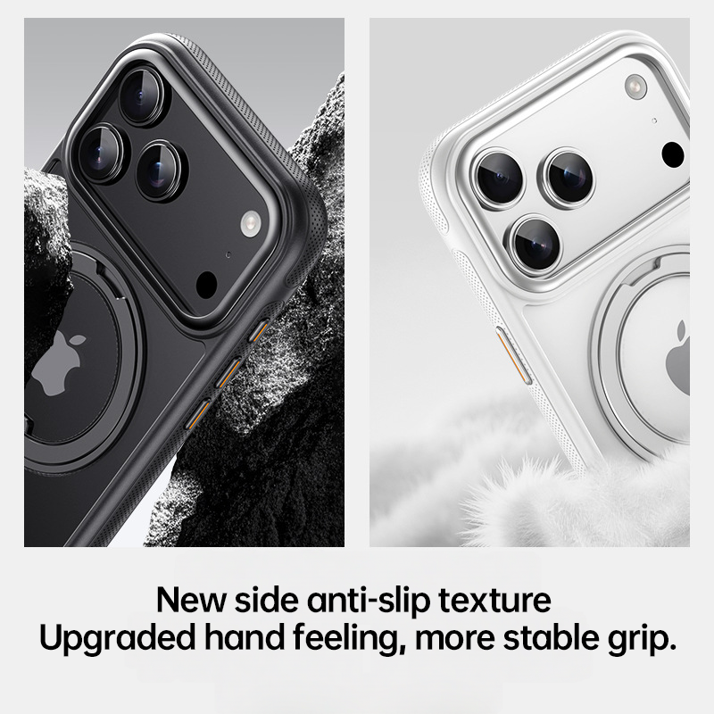 360 Rotating Magnetic Gear Bracket Phone Case | Durable Shockproof Cover