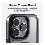 Contrast Color Frame Transparent Magnetic Phone Case