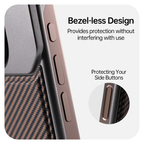 Frameless Carbon Fiber Pattern Magnetic Lens Holder Protective Cover