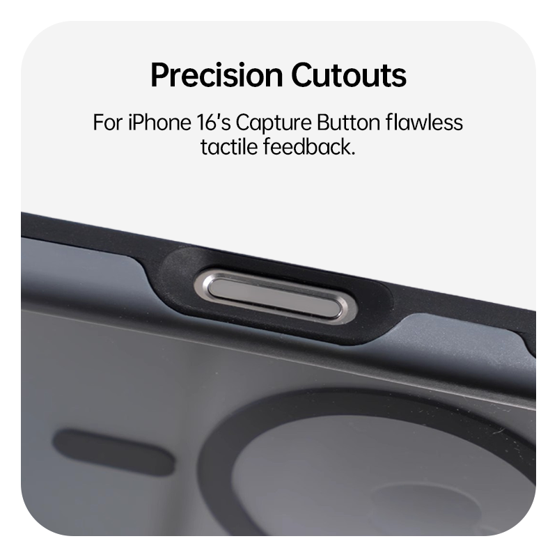 Contrast Color Frame Transparent Magnetic Phone Case