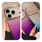 iPhone 17 Series Magnetic Transparent Gradient Shockproof Case