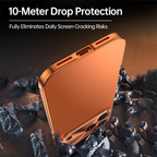 | iPhone 17 Series 360° Full Aluminum Alloy Frosted Magnetic Case – High-End Anti-Drop Design