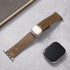 Breathable Leather Strap For Apple Watch
