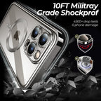 |Double-sided Protective Mobile Phone Case With Metal Frame And Snap Button