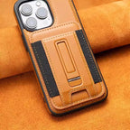 | Leather Magnetic Card Holder Phone Case