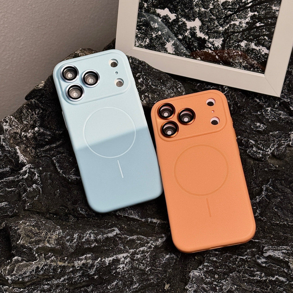 Slim Magnetic Silicone iPhone 17 Case with Lens Protection