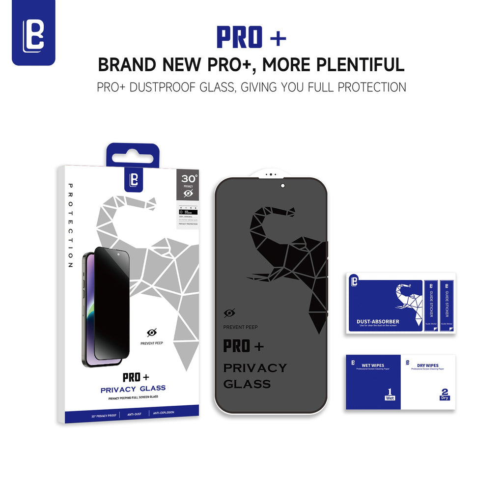 iPhone 16 Series: 5D Privacy Screen Protector, Anti Spy, Anti Scratch, 100% Dust Free