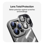 | iPhone 17 Series Silicone Magnetic Case – Rear Magnet, Shockproof & Durable