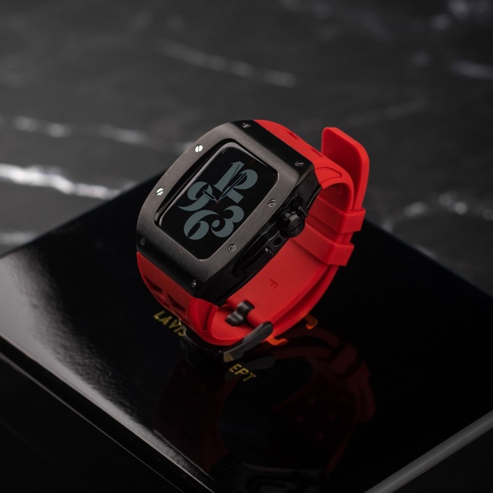 44MM Sport Edition Luxury iWatch Case: Black