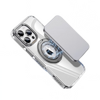 Two-color transparent magnetic rotating bracket first shell