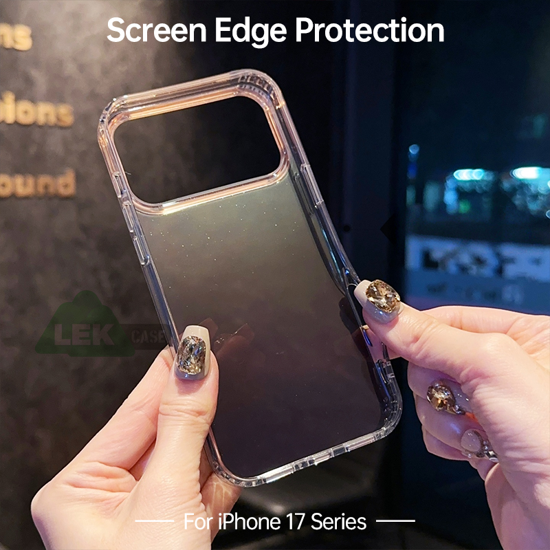 iPhone 17 Series Magnetic Transparent Gradient Shockproof Case