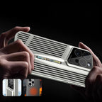 iPhone 17 Series Supercar Blade Cooling Electroplated Texture Case