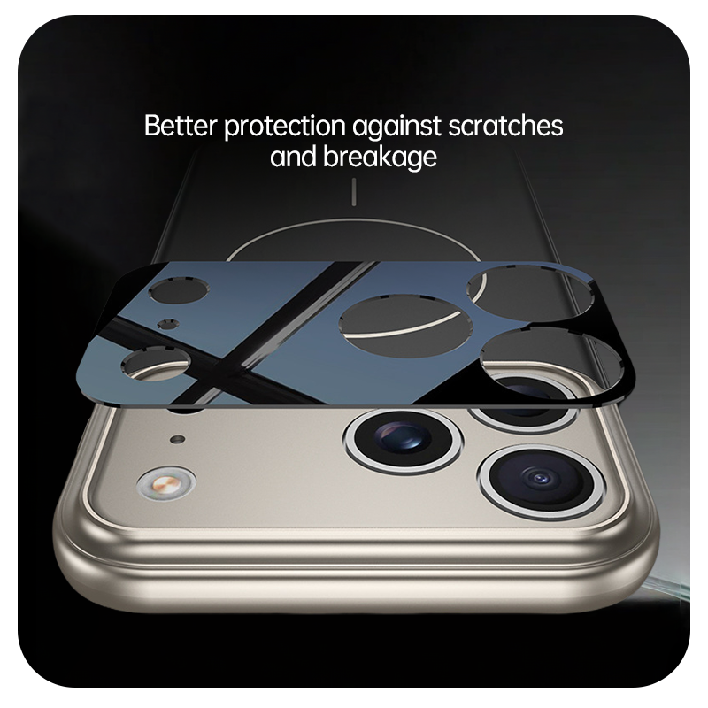 iPhone 17 series frosted magnetic hole anti-fall mobile phone case