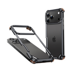 iPhone 17 Series Metal Airbag Shockproof Anti-Fall Case