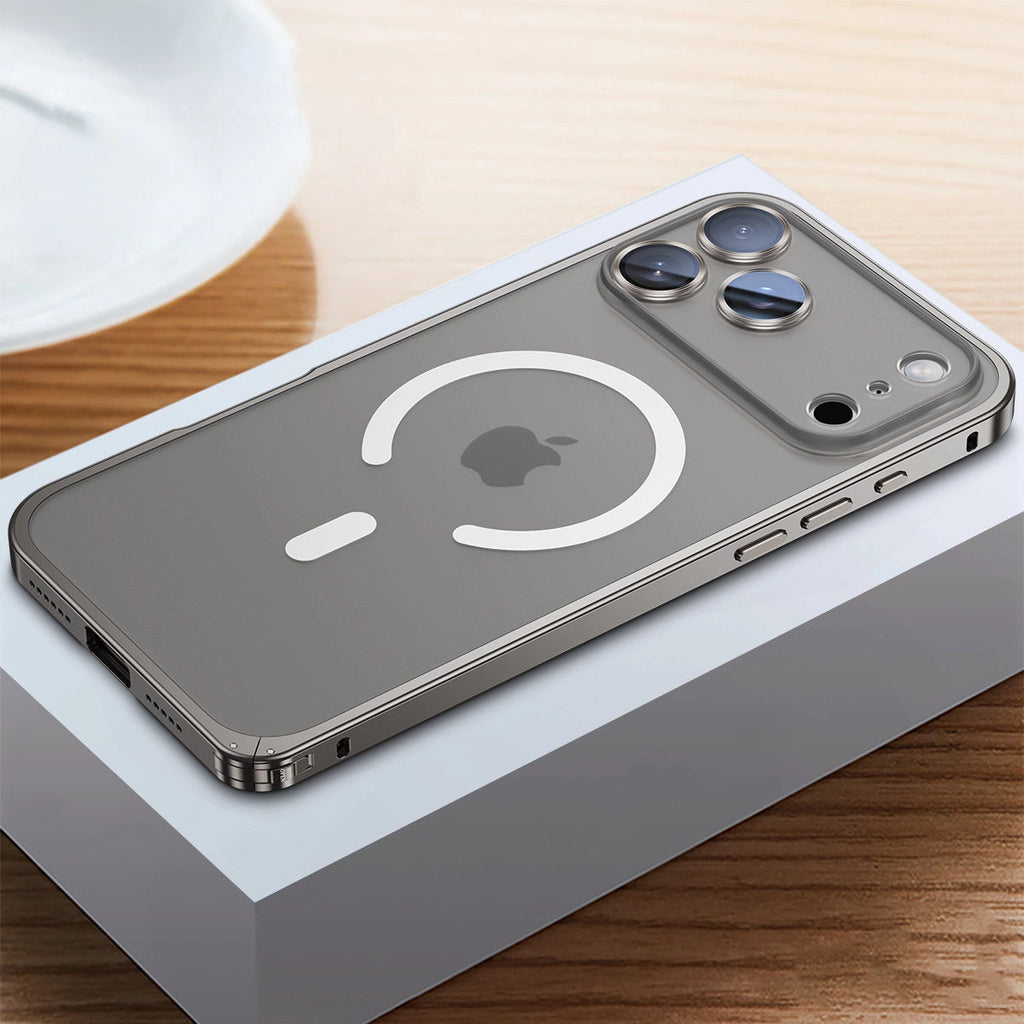 New iPhone 17 Series|Seahorse Buckle Metal Frame Anti-drop Lens Protective Case