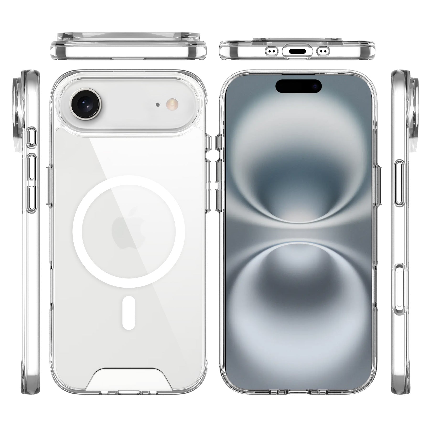 Clear MagSafe iPhone 17 Series Case | Shockproof & Non-Yellowing