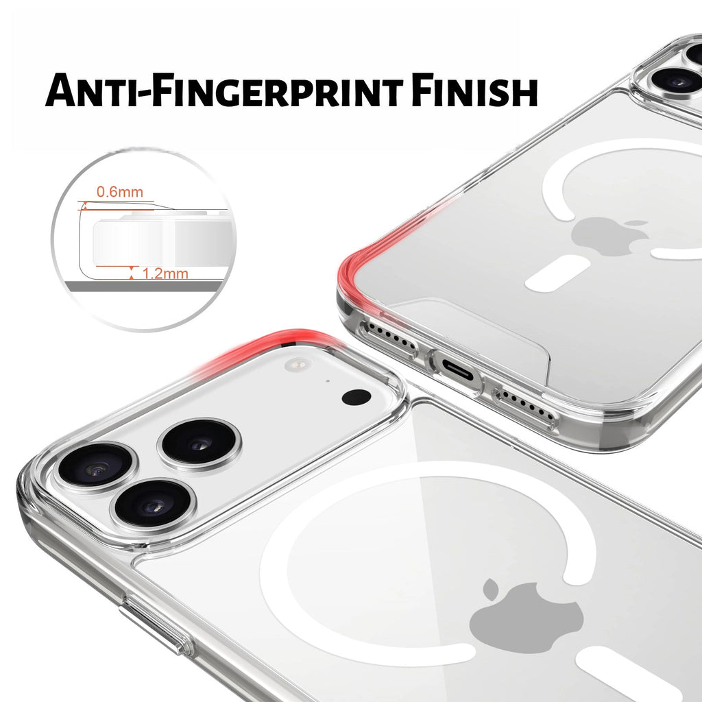 Clear MagSafe iPhone 17 Series Case | Shockproof & Non-Yellowing