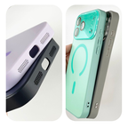 Matte AG Large Window Magnetic Case for iPhone 17 Series – Shockproof, Slim & Anti-Fingerprint Design