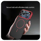 iPhone 17 series frosted magnetic hole anti-fall mobile phone case