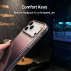 iPhone 17 Series Magnetic Transparent Gradient Shockproof Case