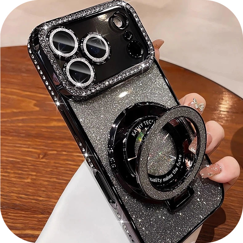 Premium Gradient Glitter Diamond Edge Case for iPhone 17 Series