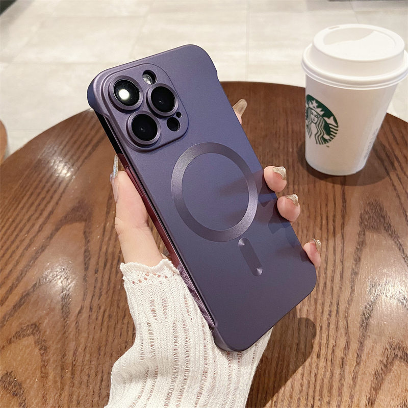 iPhone 17 Series Borderless Magnetic Case with Lens Protection