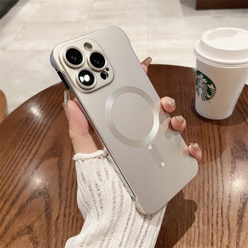 iPhone 17 Series Borderless Magnetic Case with Lens Protection