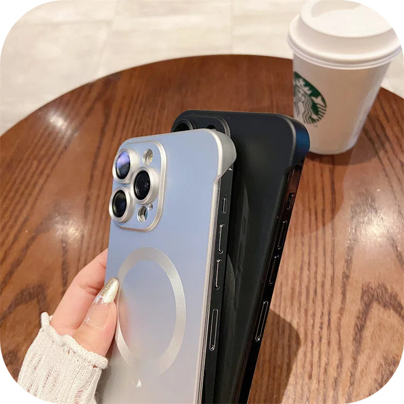 iPhone 17 Series Borderless Magnetic Case with Lens Protection