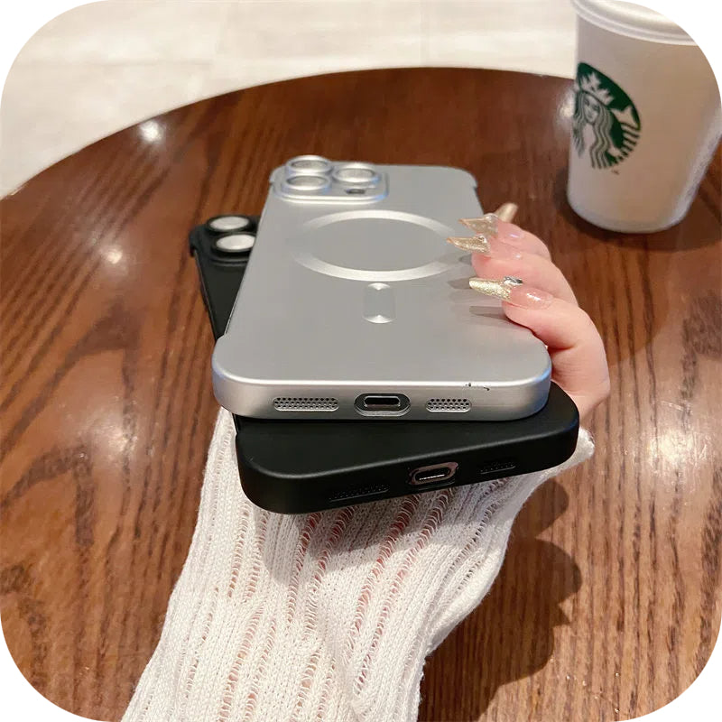 iPhone 17 Series Borderless Magnetic Case with Lens Protection
