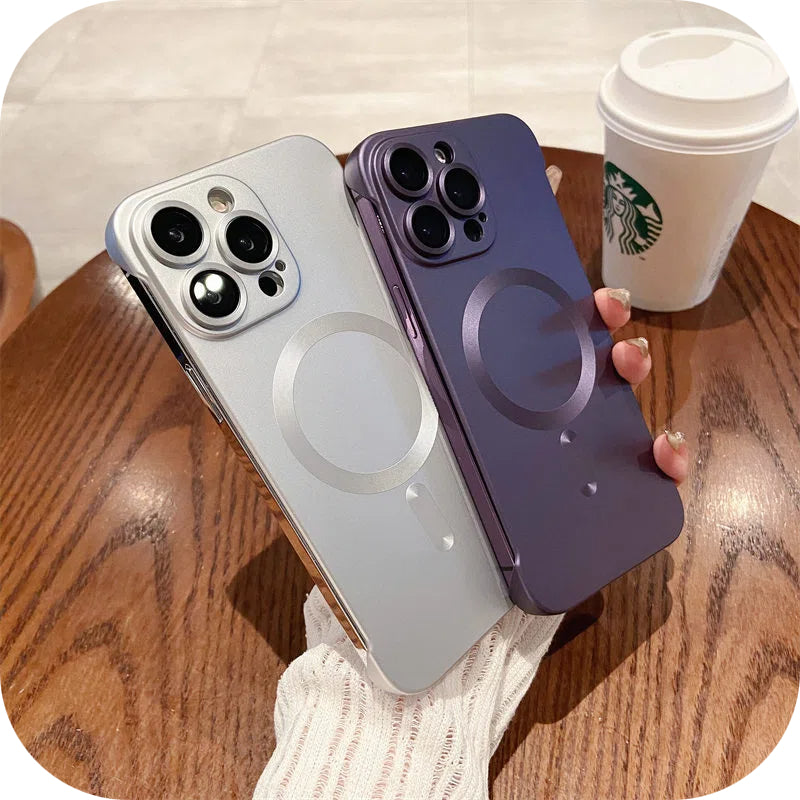 iPhone 17 Series Borderless Magnetic Case with Lens Protection