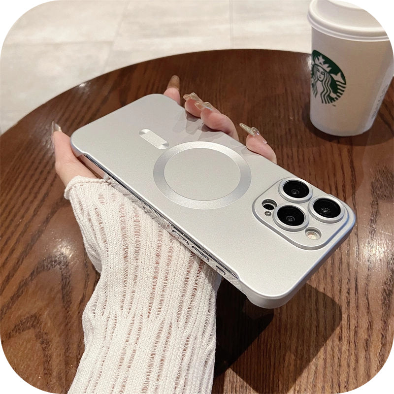 iPhone 17 Series Borderless Magnetic Case with Lens Protection