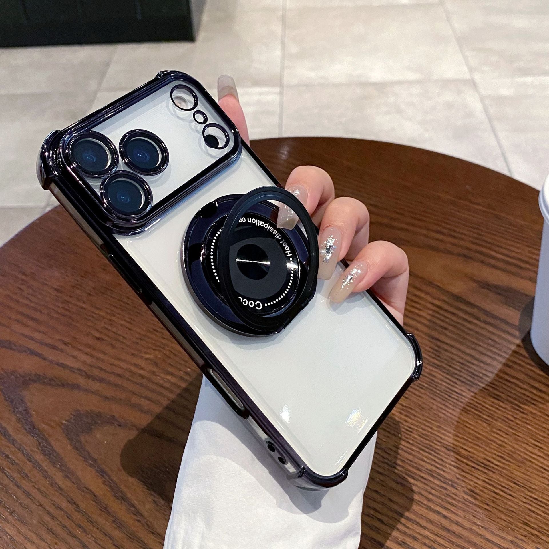 ?? 360° Rotating Magnetic Stand Protective Case for iPhone 17 Series