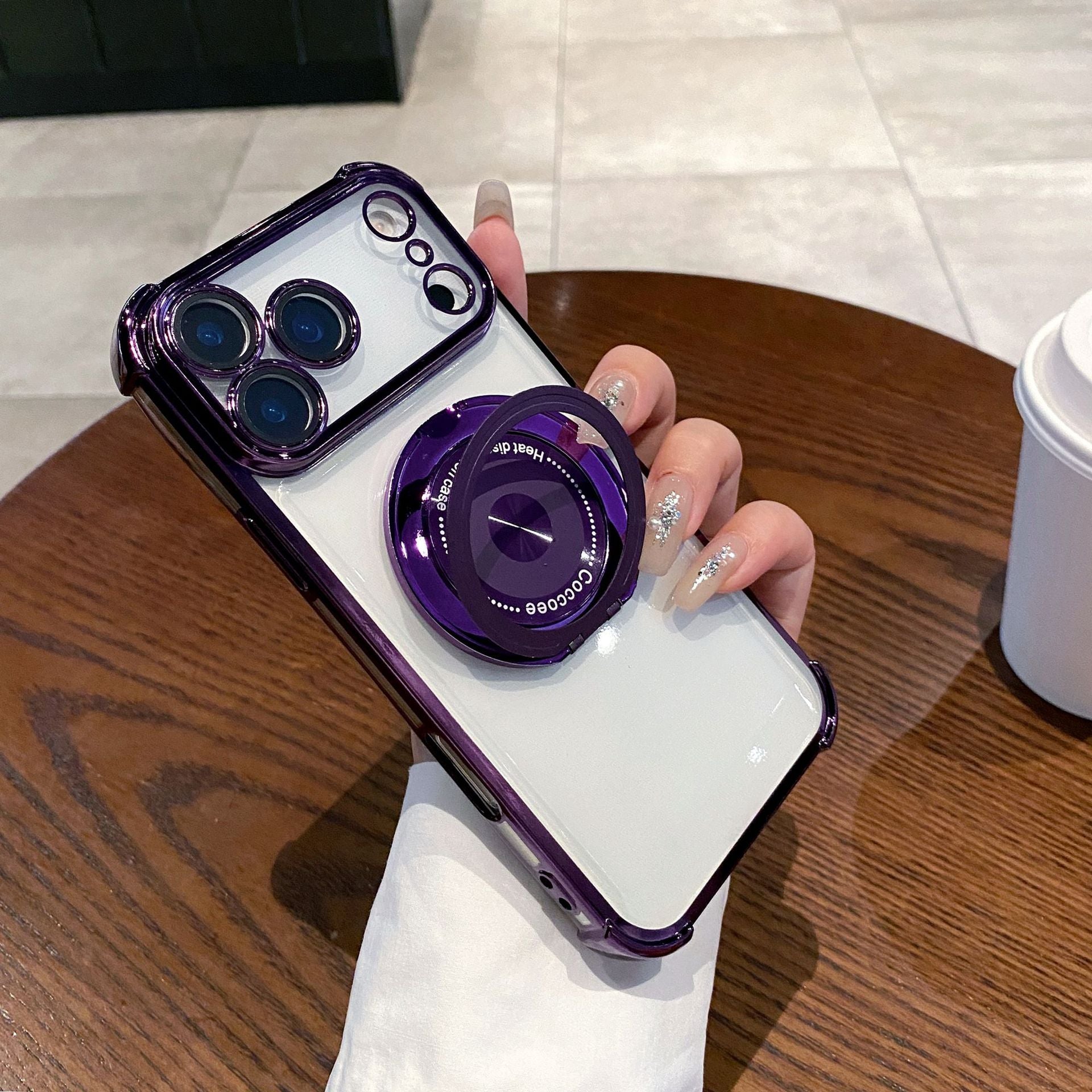 ?? 360° Rotating Magnetic Stand Protective Case for iPhone 17 Series