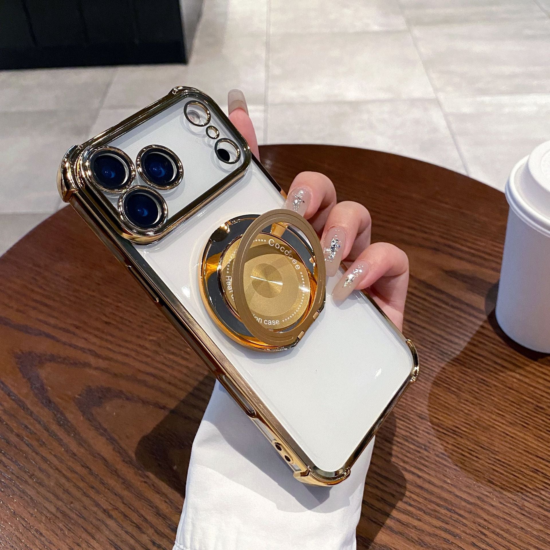 ?? 360° Rotating Magnetic Stand Protective Case for iPhone 17 Series