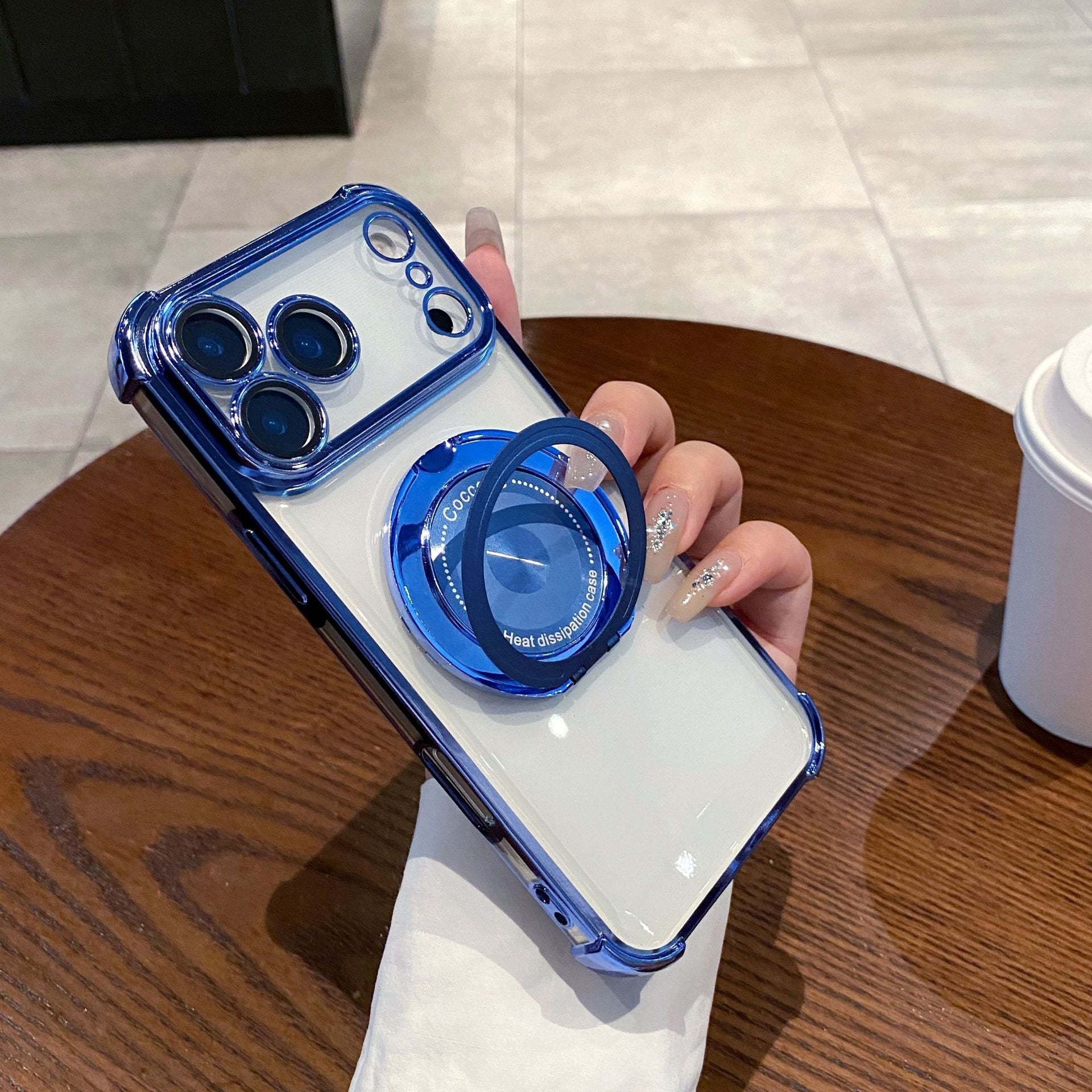 ?? 360° Rotating Magnetic Stand Protective Case for iPhone 17 Series